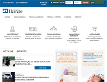 Tablet Screenshot of herrero.com.br